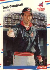 1988 Fleer Baseball Cards      604     Tom Candiotti